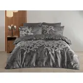 Brotex® Linge de lit français Satin 240x220, 70x90cm Karen grey