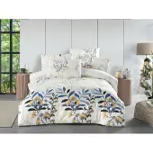 Brotex® Housse de couette en flanelle, dimensions 140x220 cm, et taie d'oreiller 70x90 cm, modèle "Rosery"