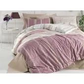 Brotex® Parure de lit en coton, dimensions 140x220 cm, taies d'oreiller 70x90 cm, modèle Montana