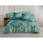Brotex® Linge de lit français Satin 240x200, 70x90cm Paloma green