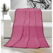 Brotex® Couverture micro simple 150x200cm rose