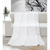 Brotex® Couverture micro simple 150x200cm blanc naturel (crème)