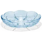 Holmegaard Lily Assiette iris, Assiettes, Bleu