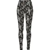 Urban Classics Leggings noir / blanc