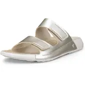Ecco Pantoufles pour femmes 20682301688 or blanc pur 40