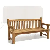 Lestix International Bankauflage 50 x 200 x 5 cm für Parkbank Belluno TB-1022 - Creme