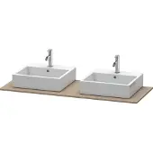 Duravit Console XSquare, 2 découpes, 1400x16x550mm, XS063GB7575