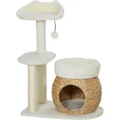 SUGIFT Tour d'escalade pour chats, couleur crème