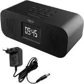 Xoro SAT100375 Wecker mit Radio Bluetooth Farb-Display Stereo Lautsp.