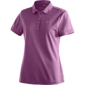 Maier Sports Ulrike Short Sleeve Polo Violet 38 Femme