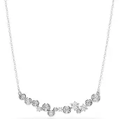 Swarovski Chaîne 'Constella' argent / transparent