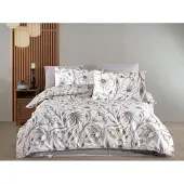 Brotex® Linge de lit français Satin 220x200, 70x90cm Amanda blanc