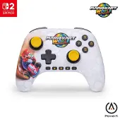 PowerA Advantage Mario Kart World Manette Sans Fil Nintendo Switch 2 Blanc