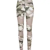 Urban Classics Leggings kaki / vert foncé / rose / blanc