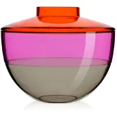 Kartell Shibuya Vase Orange-Violet-Smoke Grey