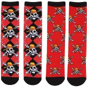 One Piece Unisexe, Chaussettes, One Piece Chaussettes pack de 2 S-M, Multicolore, (lot de 2, S)