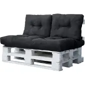 Aspero Housses de siège gris foncé