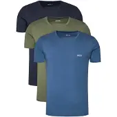 BOSS pour homme. 50532470 Lot de 3 gilets bleu, vert (M), Casuel, Coton, Manche courte