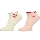 Adidas Chaussettes rosé / blanc cassé