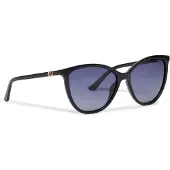 GUESS Gu00256 Woman Polarized Sunglasses Noir Smoke/CAT3 Femme