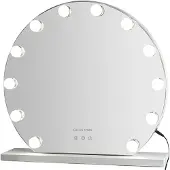 Gillian Jones Miroir de maquillage - 12 LED - Hollywood - - UneTaille - Miroir