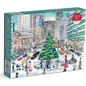 Galison Puzzle Chutes de Neige sur Park Avenue - Puzzle 1000 Pièces - 1000 pièces