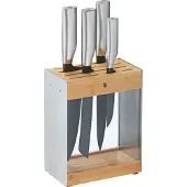 WMF Ensemble de couteaux Ultimate Black avec bloc à couteaux, 5 pièces