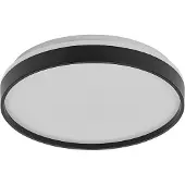 Osram Plafonnier LED Orbis Gisela 385 mm, 24 W, 3000 K blanc chaud, noir, métal avec anneau en plastique, IP20
