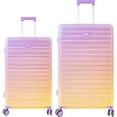 AGA Travel Ensemble de valises de voyage MR4673 Jaune/Violet