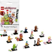 LEGO 71033 Minifigurines Les Muppets, set de 1 des 12 minifigurines à collectionner, dont Miss Piggy et Kermit la grenouille, collection en édition limitée