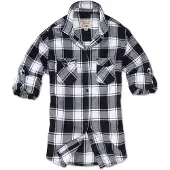 Brandit Chemisier 'Amy' noir / blanc