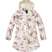 Brandit Parka mi-saison 'Marsh Lake' olive / rose clair / blanc