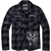Brandit Motörhead Long Sleeve Shirt Noir,Gris 7XL Homme