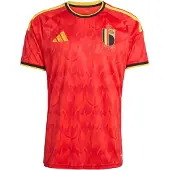 Adidas Belgium Homme - Jerseys/Réplicas, Rouge - Taille XXL - Poly Mesh