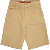HUGO G00990 Shorts Beige 10 Years Garçon