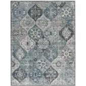 Tapis.fr Tapis lavable Sami turquoise 160x220 cm