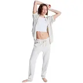 Roxy Pantalon cargo pour femme « On the Seashore » couleur Parchment : taille XL