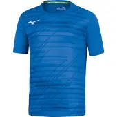 Mizuno T-shirt unisexe TEAM CHIBA - 62EAA505, couleur : bleu, taille : L