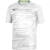 Mizuno T-shirt unisexe TEAM CHIBA - 62EAA505, couleur : blanc, taille : L