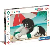 Clementoni Puzzle CLE 104 Plage Super Sunny 25741