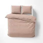 Detexpol Literie, macosatin de coton, uni 200x220 pêche