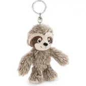 Nici GREEN Schlüsselanhänger Faultier Izzy Icetumbler beige 10cm, Beige, Marron