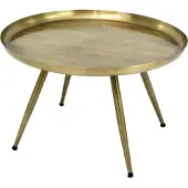 Freiraum Couchtisch >Padraig< in Messing aus Stahl - 61x38x61cm (BxHxT)