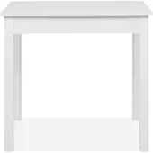 Freiraum Esstisch >Capri< in Weiß - 110x76x67cm (BxHxT)