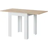 Dmora CALICOSY - Table extensible système d'ouverture en livre - L67 cm