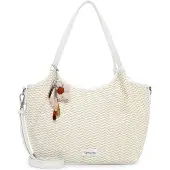 Tamaris Cabas 'Konstantina' beige clair / blanc