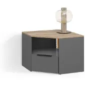 Livinity Lowboard Piave Anthracite/Sonoma 68x50cm, Model 58904