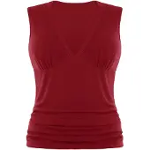 Imily Bela Haut rouge carmin