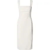BOSS Robe fourreau 'Drapera' blanc cassé