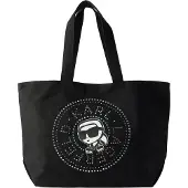 Karl Lagerfeld Cabas 'IKON CIRCLE' noir / argent / blanc